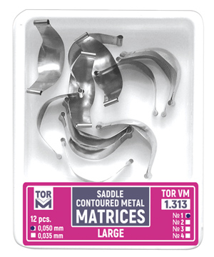 1-313-e GR 1.313(2)Saddle Matrices flexible central part 12pcs - Image 1