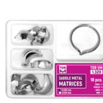 GR 1.320 Saddle Metal Matrices 18 pcs + ring