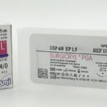 SM 11151516U SURGICRYL PGA UNDYED EP1.5 USP4/0 NEEDLE 3/8 CIR REV CUT 16 MM/75 CM