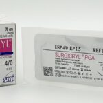 SM 11151519 SURGICRYL PGA EP 1.5 USP 4/0 NEEDLE 3/8 CIR REV. CUT. 19 MM / 75 CM