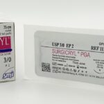 SM 11201516 SURGICRYL PGA EP 2 USP 3/0 NEEDLE 3/8 CIR REV. CUTTING 16 MM / 75 CM