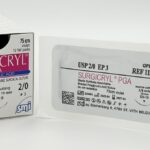 SM 11301519 SURGICRYL PGA EP 3 USP 2/0 NEEDLE 3/8 CIR REV. CUTTING 19 MM / 75 CM
