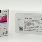 SM 11400126 SURGICRYL PGA EP 4 USP 1 NEEDLE 1/2 CIR TAPER 26 MM / 75 CM