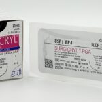 SM 11401536 SURGICRYL PGA EP 4 USP 1 NEEDLE 3/8 CIR REV. CUTTING 36 MM / 75 CM