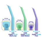 335M HVE Suction Tubes 10s Asst. 16mm Angled Medium