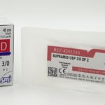 SM 4201516 SUPRAMID BLACK 45 CM EP 2 USP 3/0 NEEDLE 3/8 CIR CUTTING 16 MM