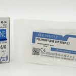 SM 5071512 POLYPROPYLENE BLUE 45 CM EP 0.7 USP 6/0 NEEDLE 3/8 CIR REV. CUT. 12 M