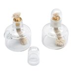 V8 GLASS SPIRIT LAMP WITH PIPE GR.60