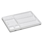 C22 PLASTIC DISPOSABLE TRAY,WHITE PCS.400