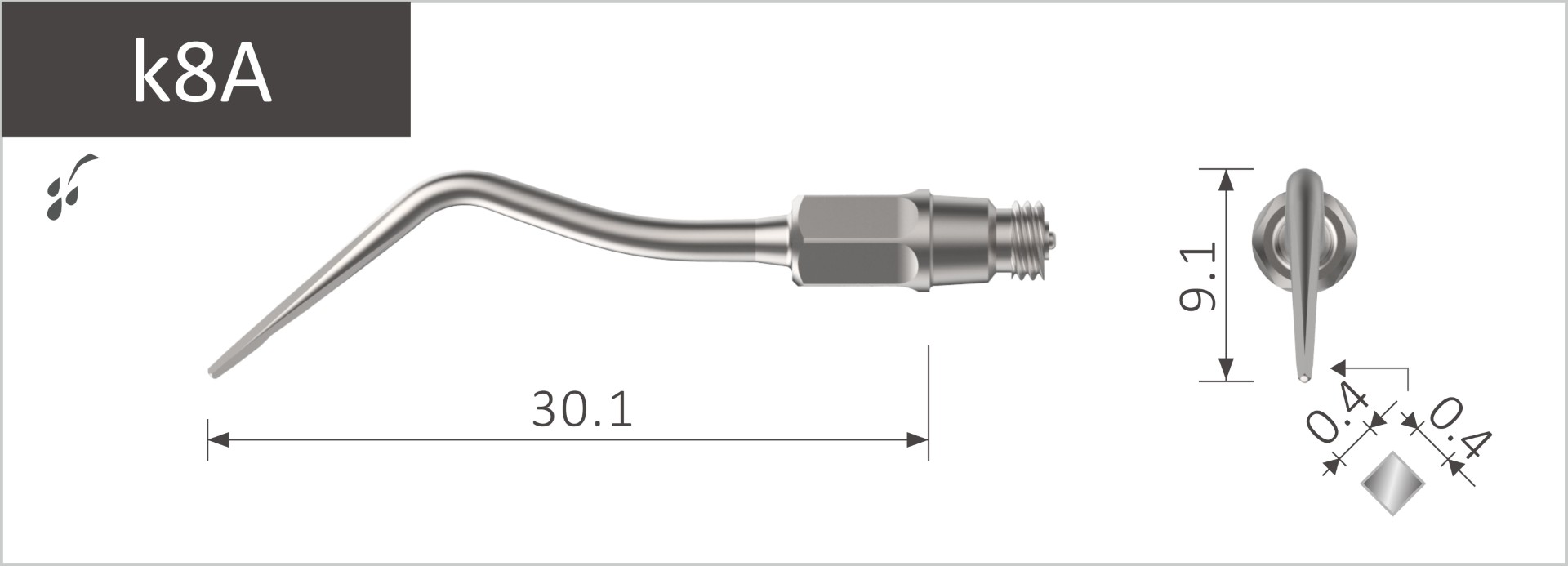 k8A Scaler tips KaVo K#8A - Image 1