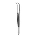 College Tweezer, Short Seratted 13mm, 15cm