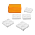 R16 DAPPEN POTS STERY 4 CAVITIES 5 PCS WITH 1 COVER